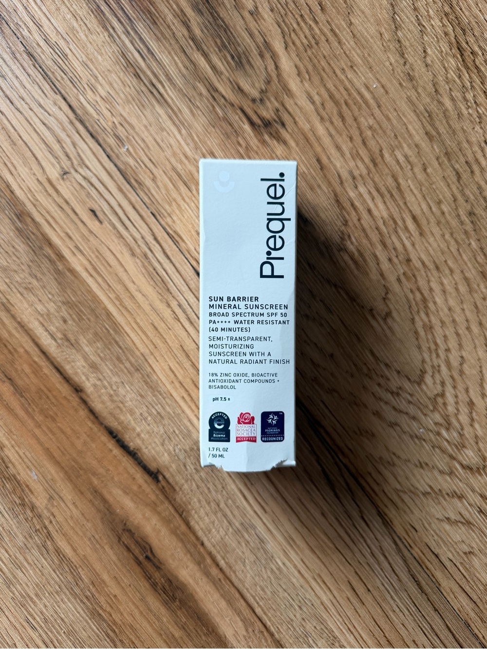 Prequel Sun Barrier Mineral Sunscreen - 1.7 FL OZ